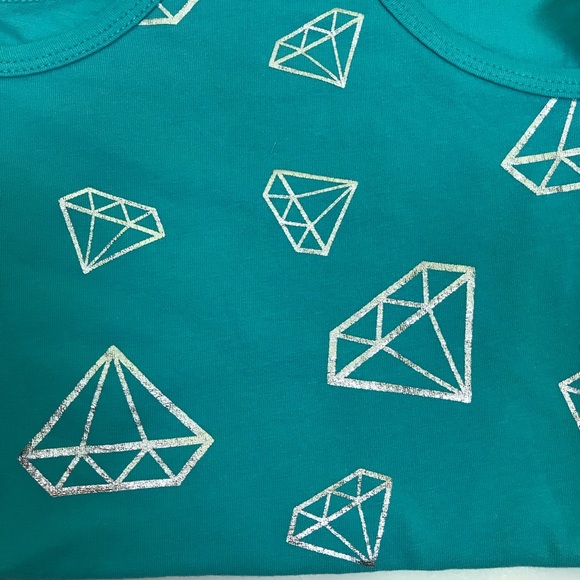 Tank top No Boundaries Blue Silver Diamonds 💎 XL - Picture 2 of 3